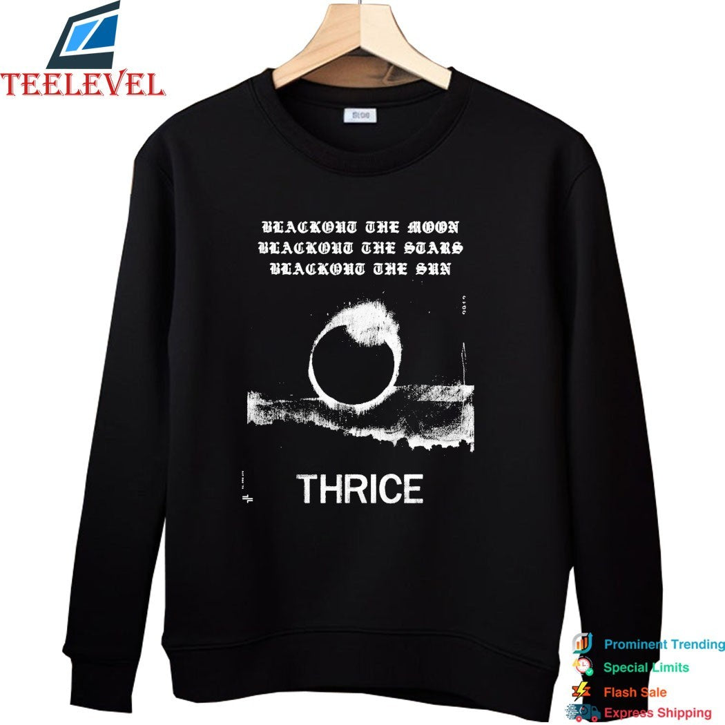 Thrice Blackout The Moon Blackout The Soars Blackout The Sun T-shirts