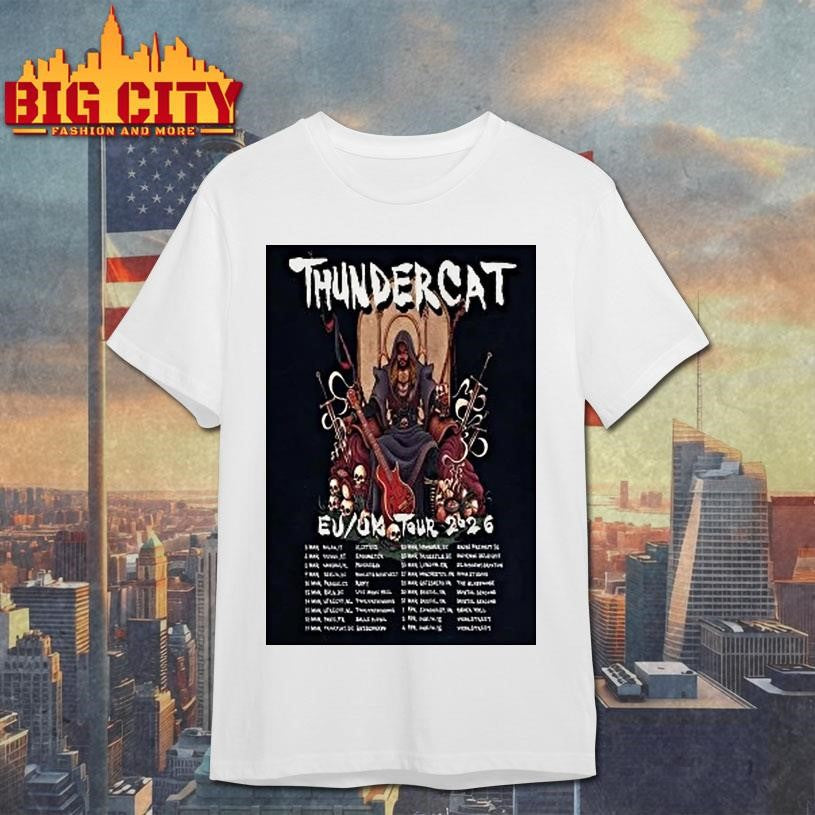 Thundercat Eu Uk 2026 Tour Shirt