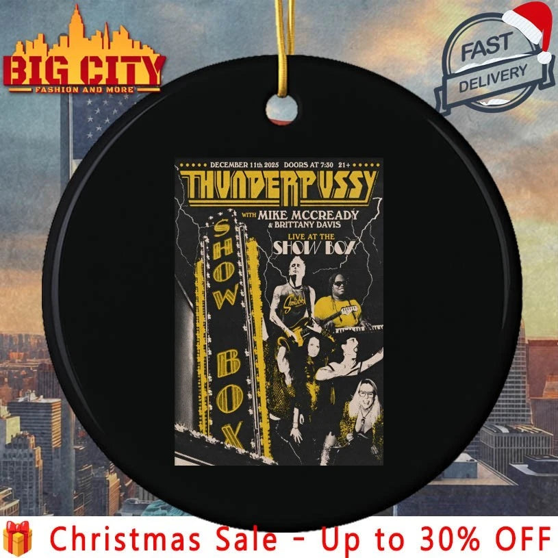 Thunderpussy Dec 11 2025 Seattle WA Poster shirt