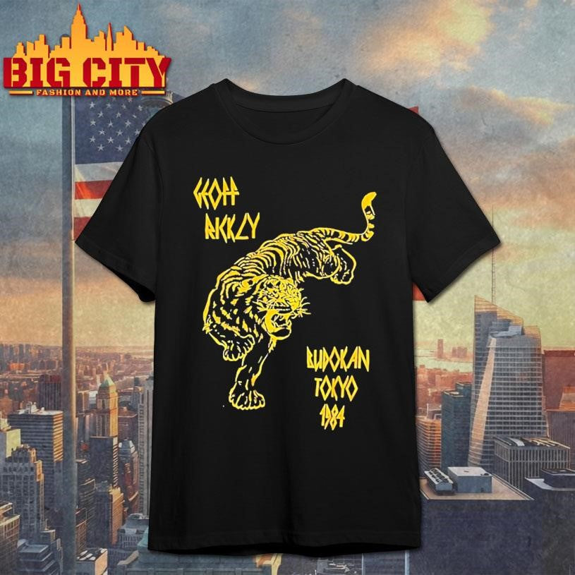 Tiger Geoff Akkly Budokan Tokyo 1984 Shirt
