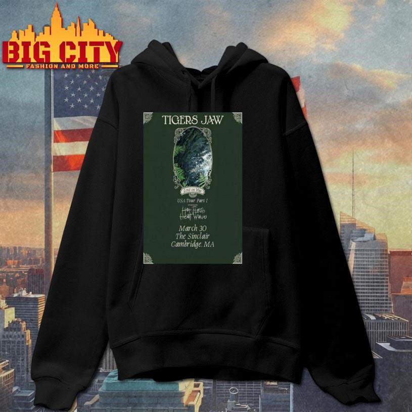 Tigers Jaw The Sinclair Cambridge, MA March 30 2026 Poster Shirt