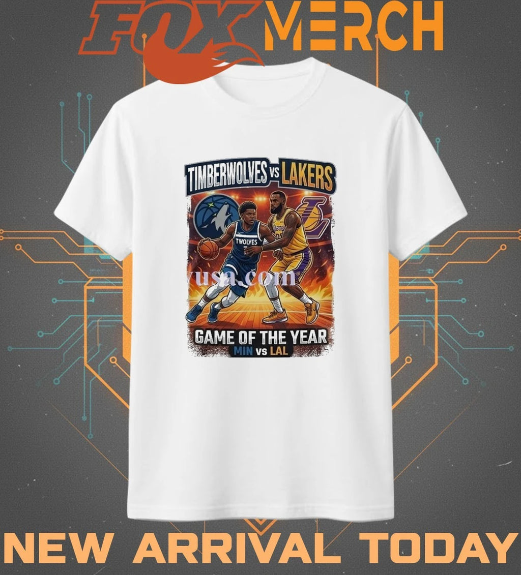 Timberwolves vs Lakers game of the year Min vs LAL t-shirt