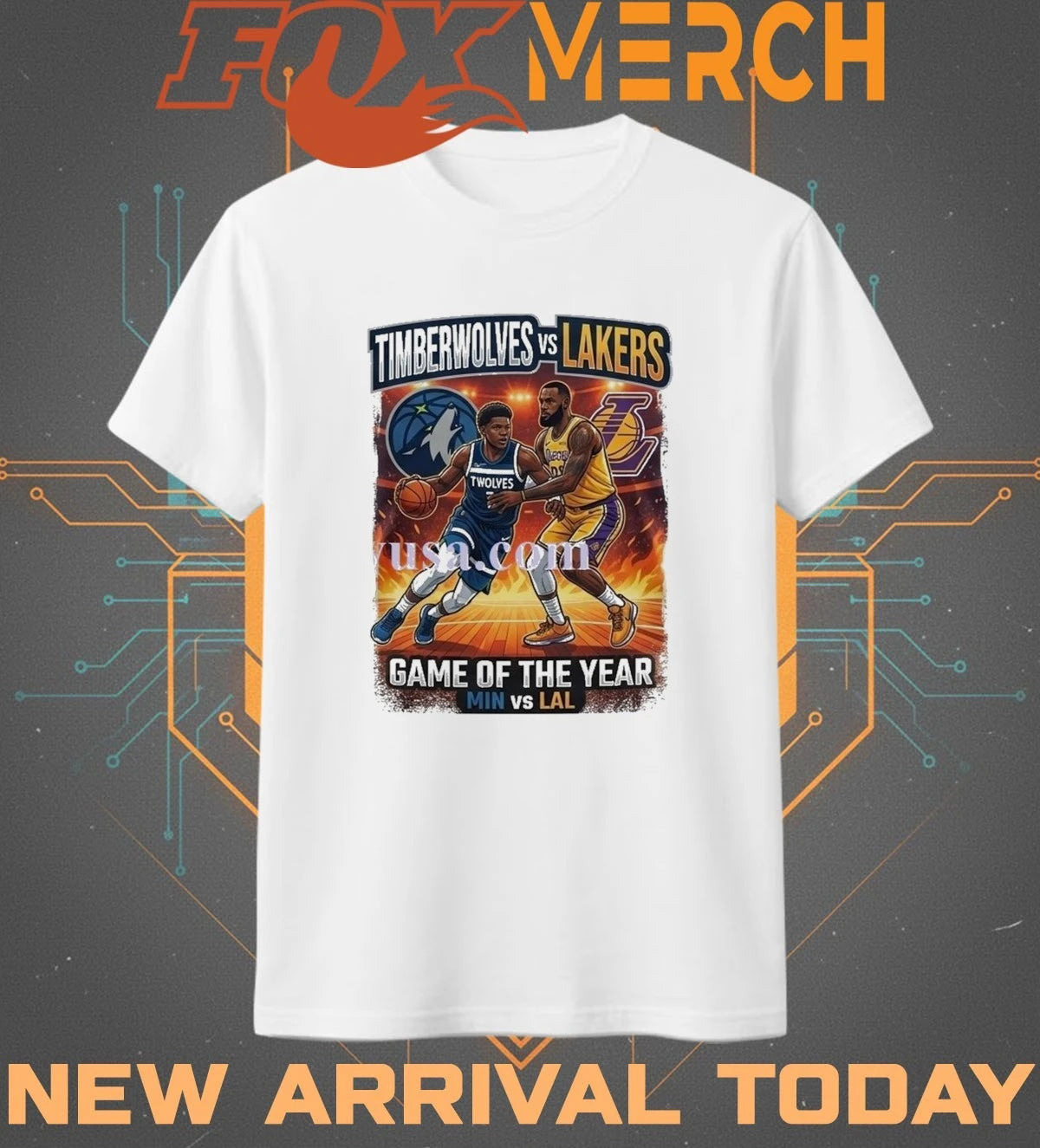 Timberwolves vs Lakers game of the year Min vs LAL t-shirt