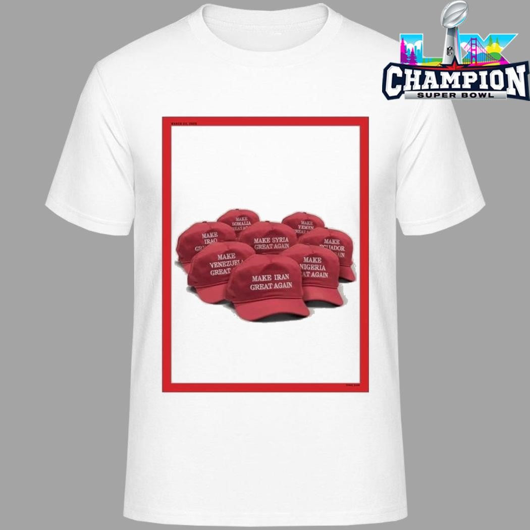 Time Magazine Trump Hat Make Iran Great Again Shirt