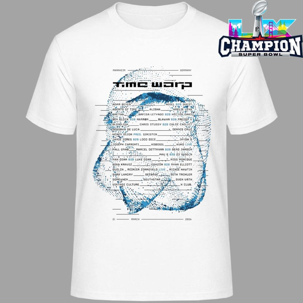 Time Warp Time Warp Lineup Mannheim 2026 Shirt