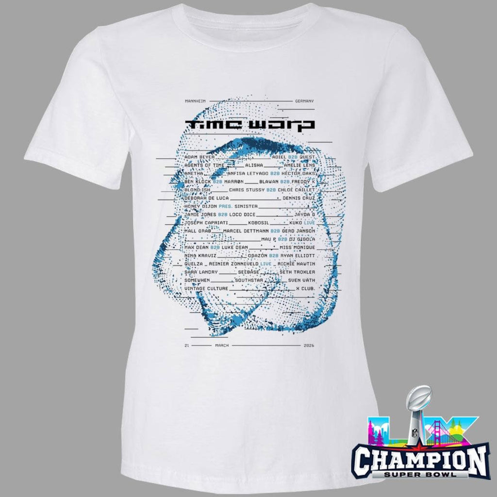 Time Warp Time Warp Lineup Mannheim 2026 Shirt