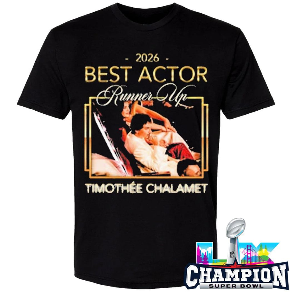 Timothee Chalamet 2026 Best Actor Runner Up Shirt