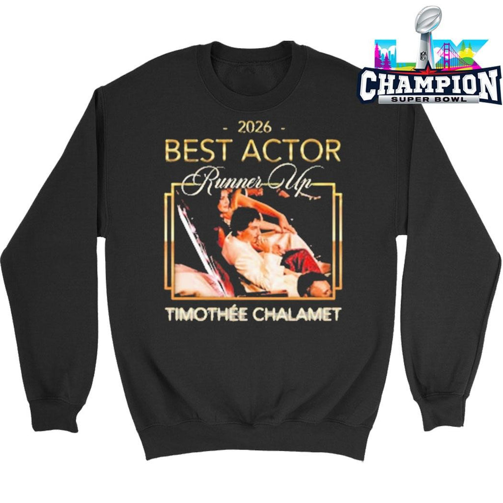Timothee Chalamet 2026 Best Actor Runner Up Shirt