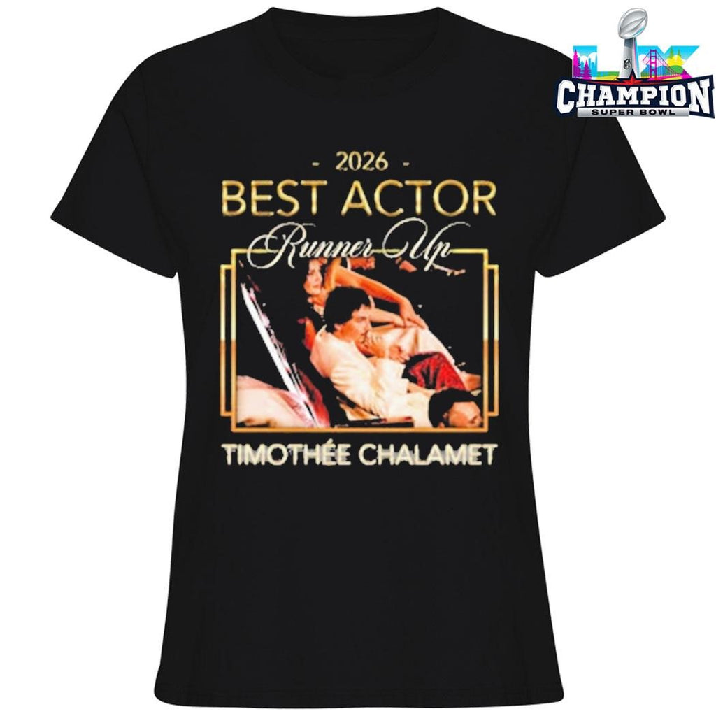 Timothee Chalamet 2026 Best Actor Runner Up Shirt