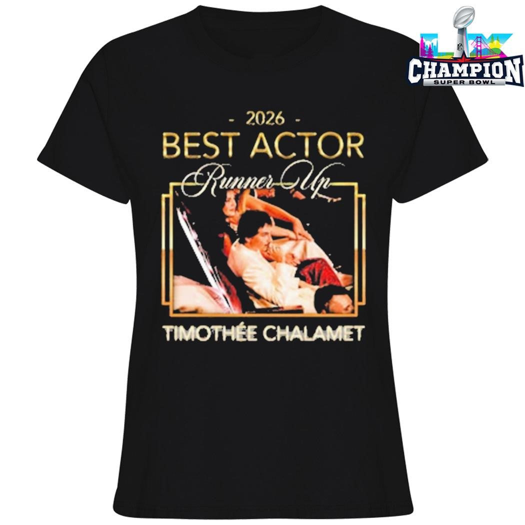 Timothee Chalamet 2026 Best Actor Runner Up Shirt
