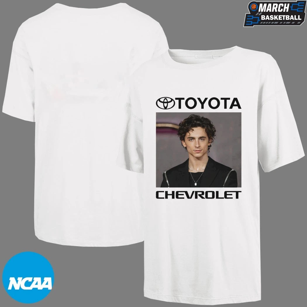 Timothee Chalamet Toyota Chevrolet Car Brand Actor T-shirts