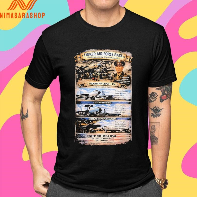 Tinker Air Force Base From Depot To Global Airpower Backbone Shirts