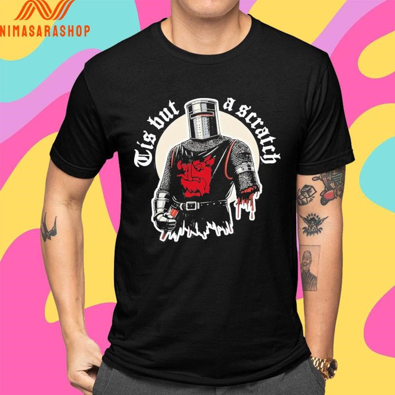 Tis But A Scratch Black Knight Shirts