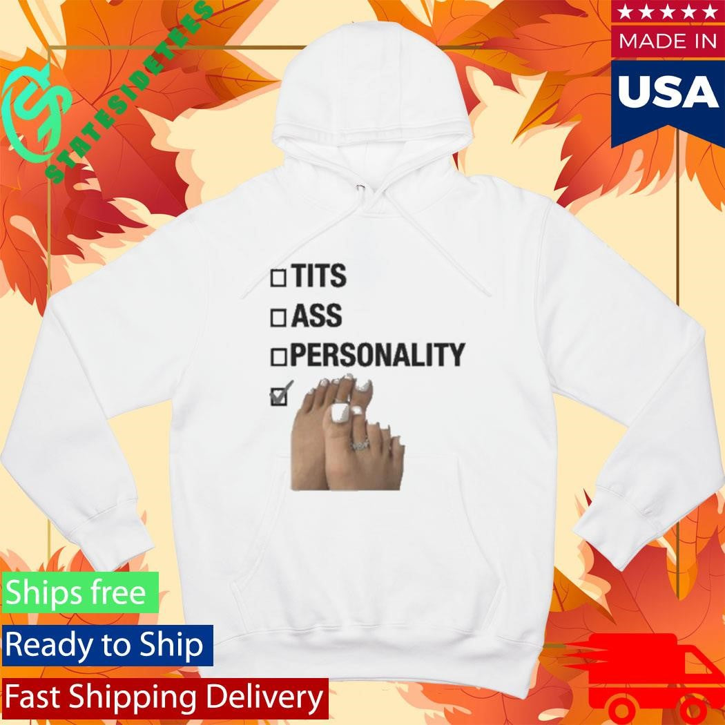 Tits Ass Personality Toes Checklist Shirt