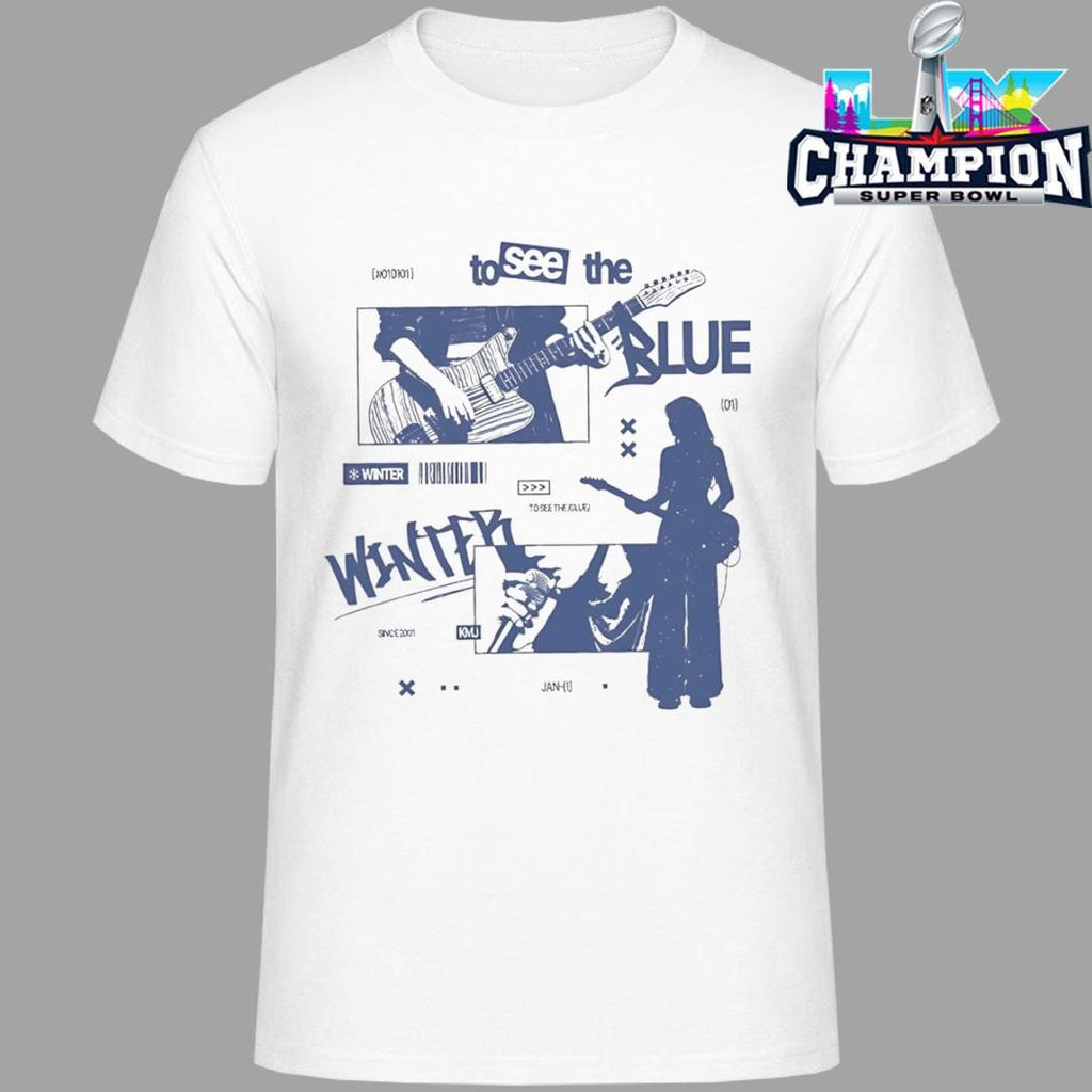 To See The Blue Winter Shirt