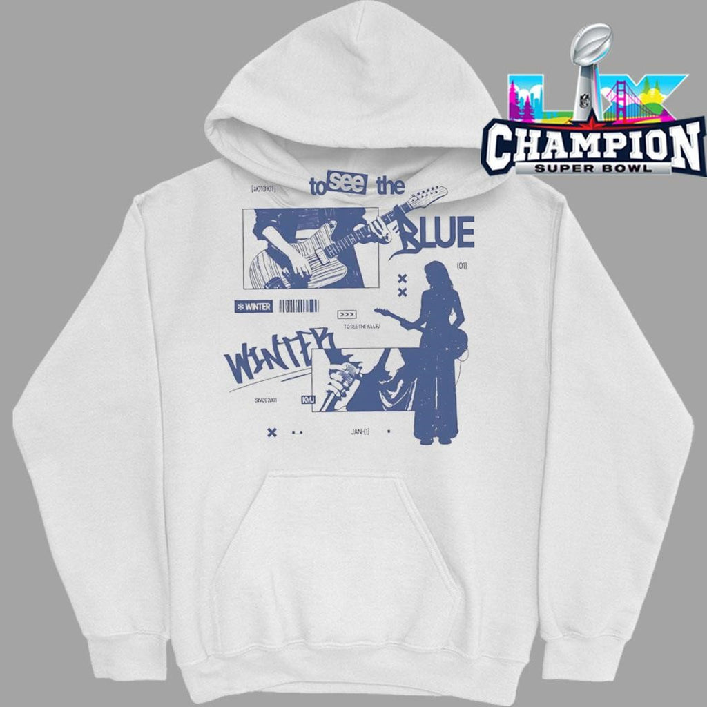 To See The Blue Winter Shirt