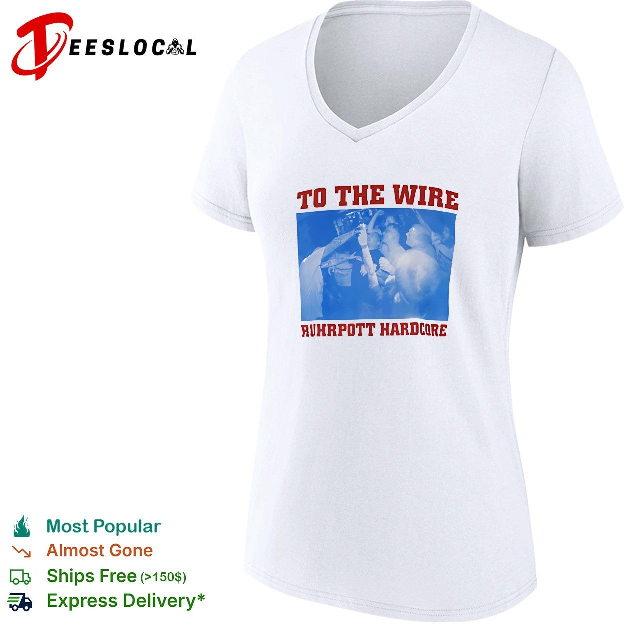 To The Wire Ruhrpott Hardcore concert vintage shirt