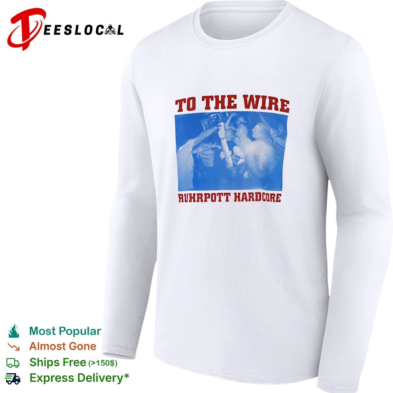 To The Wire Ruhrpott Hardcore concert vintage shirt