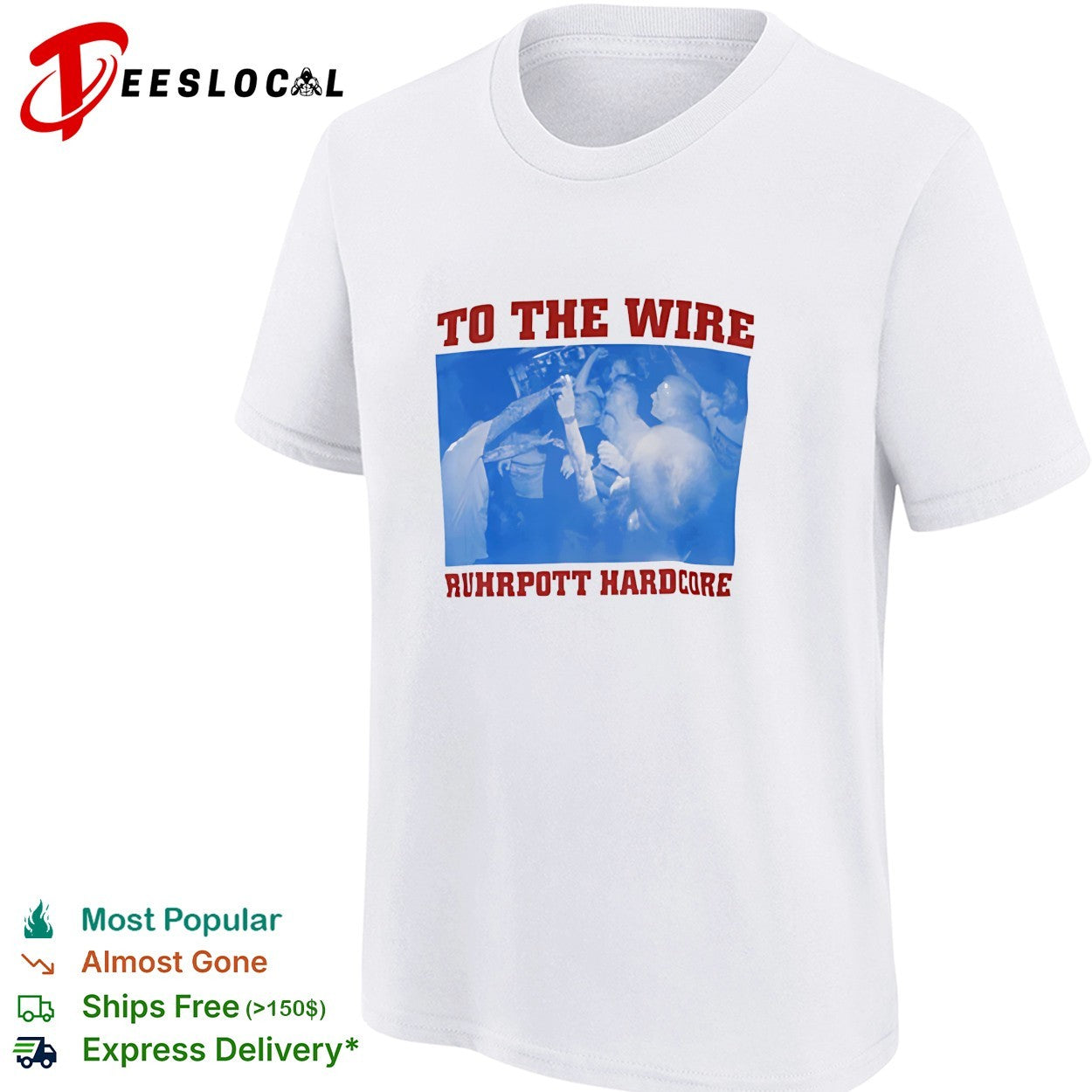 To The Wire Ruhrpott Hardcore concert vintage shirt