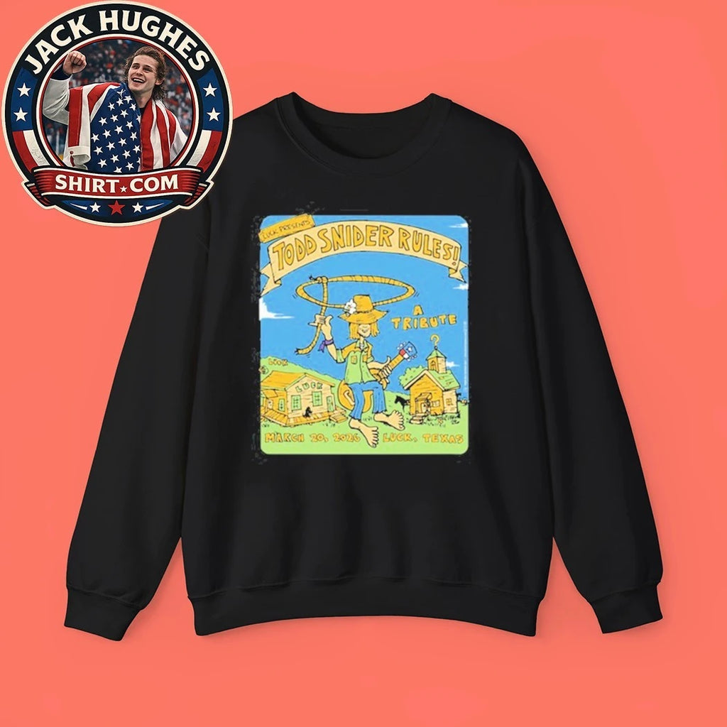 Todd Snider Rules Shirt Luck, TX Mar 20 2026