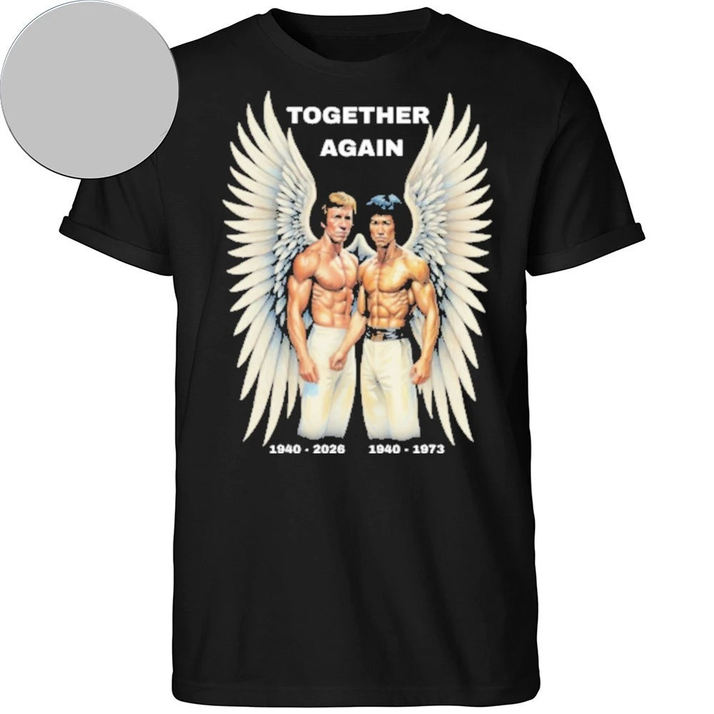 Together Again Chuck Norris And Bruce Lee Memorial Shirt