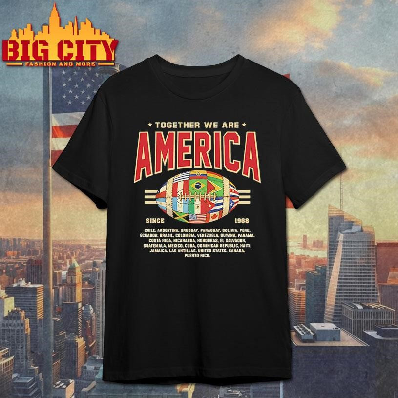 Together We Are America American Football Shirt