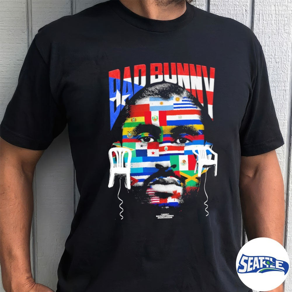 Together We Are America Bad Bunny All Flags shirt