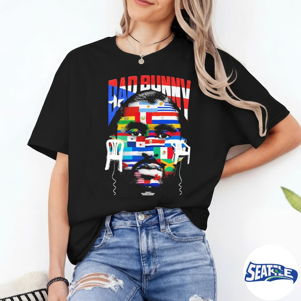Together We Are America Bad Bunny All Flags shirt