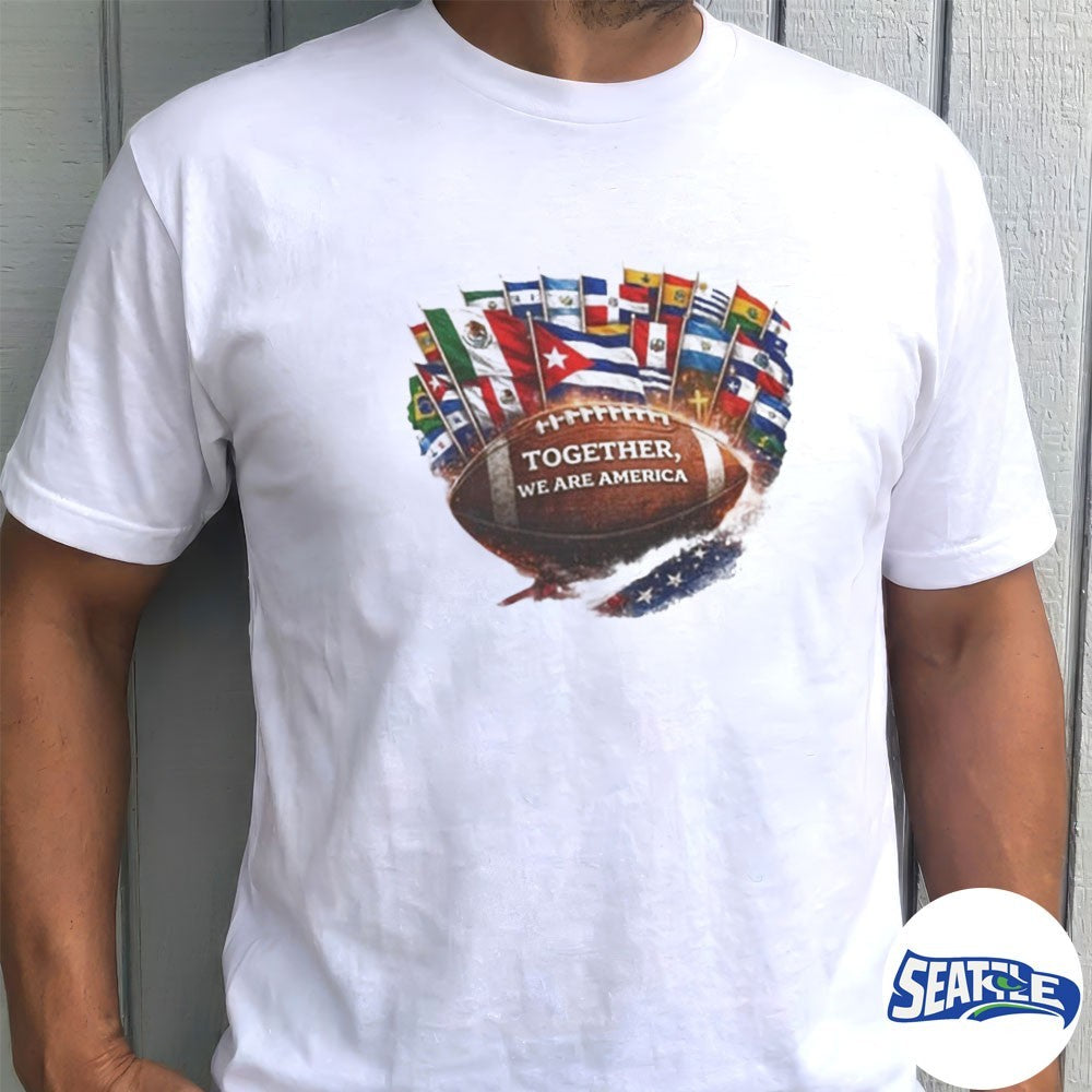 Together We Are America Country flags of the world shirt