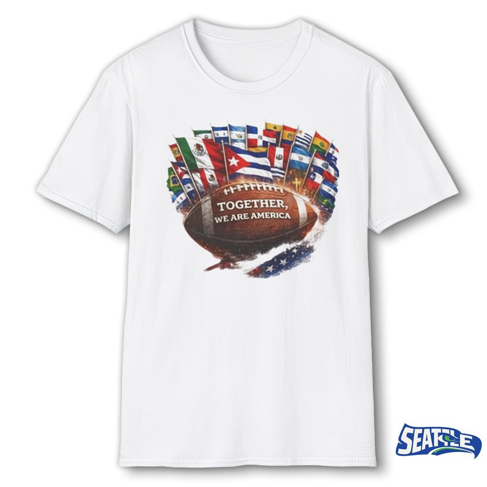 Together We Are America Country flags of the world shirt
