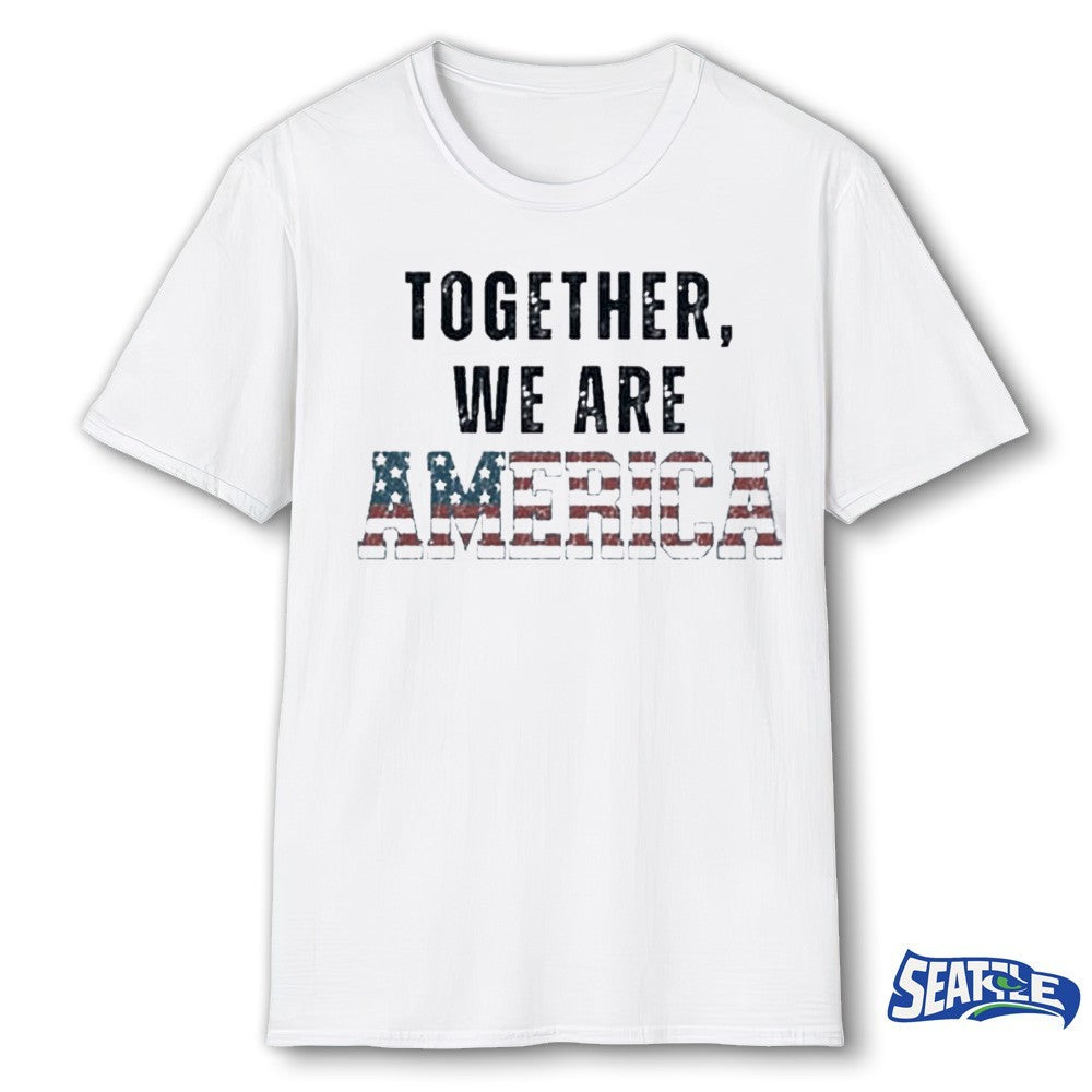 Together We Are America Flag Vintage Retro shirt