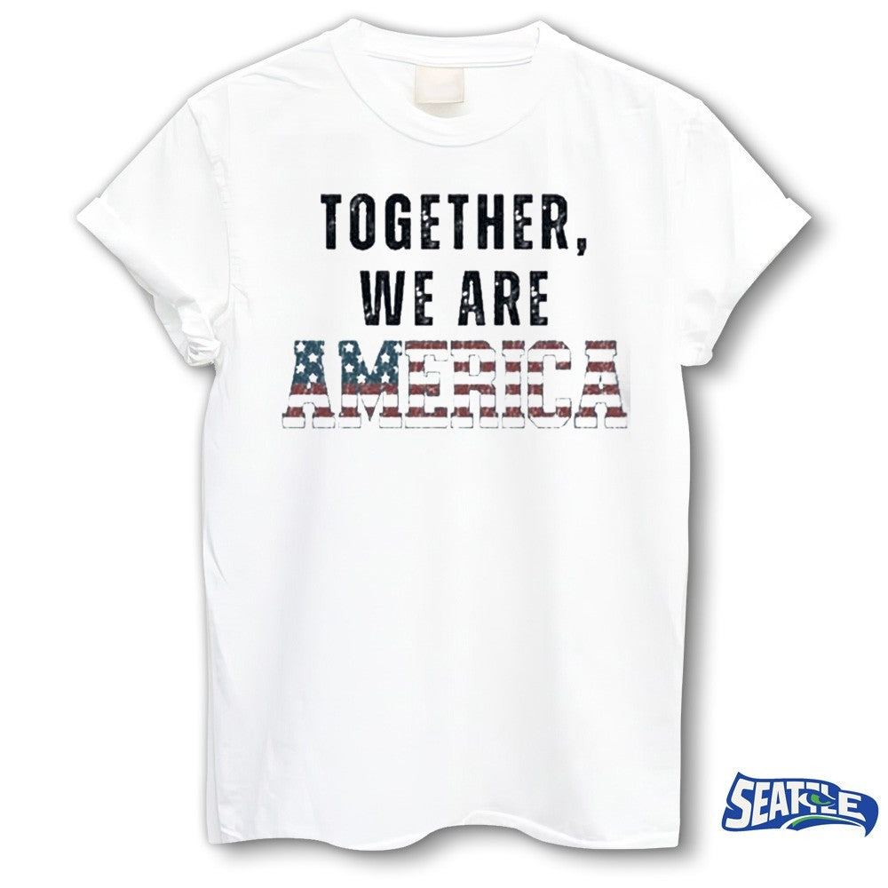 Together We Are America Flag Vintage Retro shirt