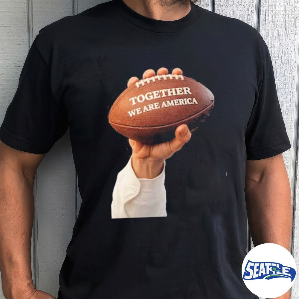 Together We Are America Footballl Bad Bunny Hand shirt