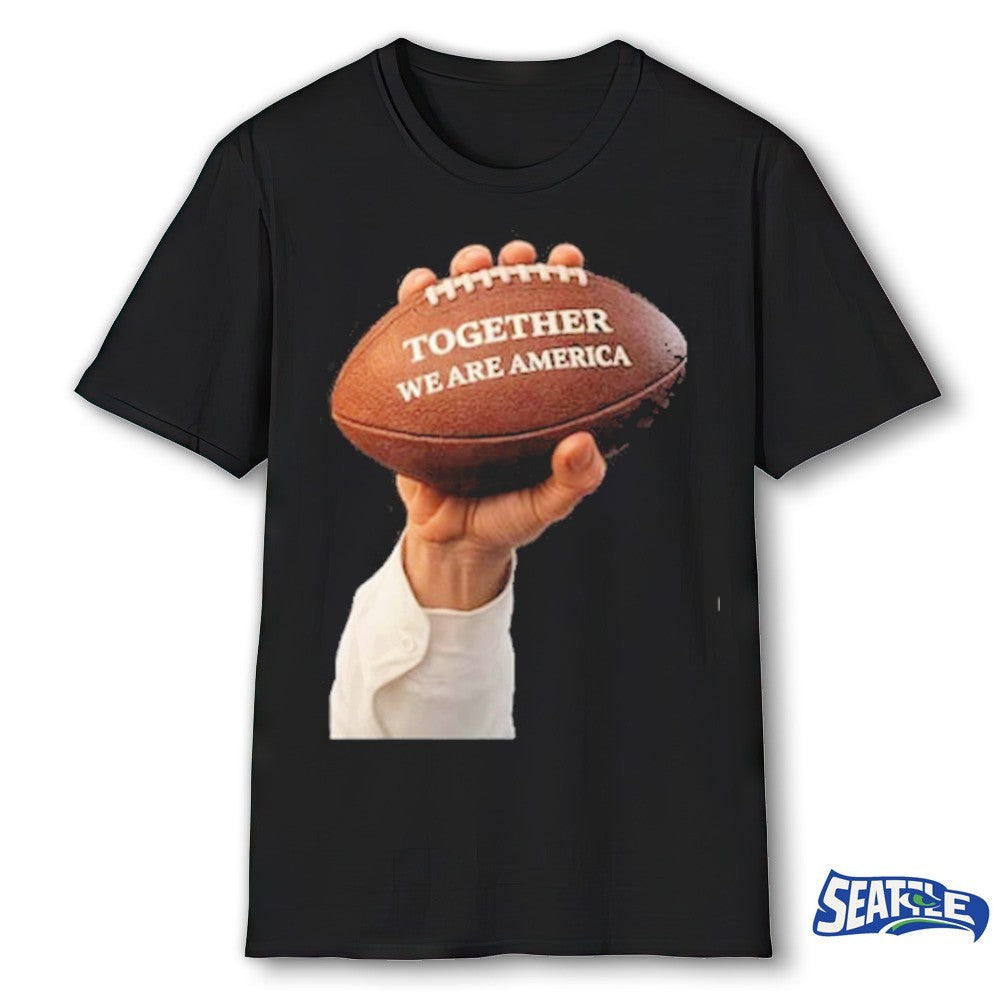 Together We Are America Footballl Bad Bunny Hand shirt