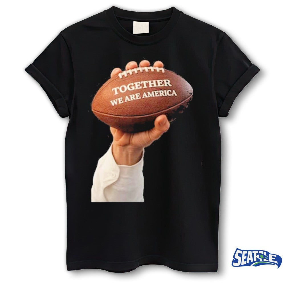 Together We Are America Footballl Bad Bunny Hand shirt