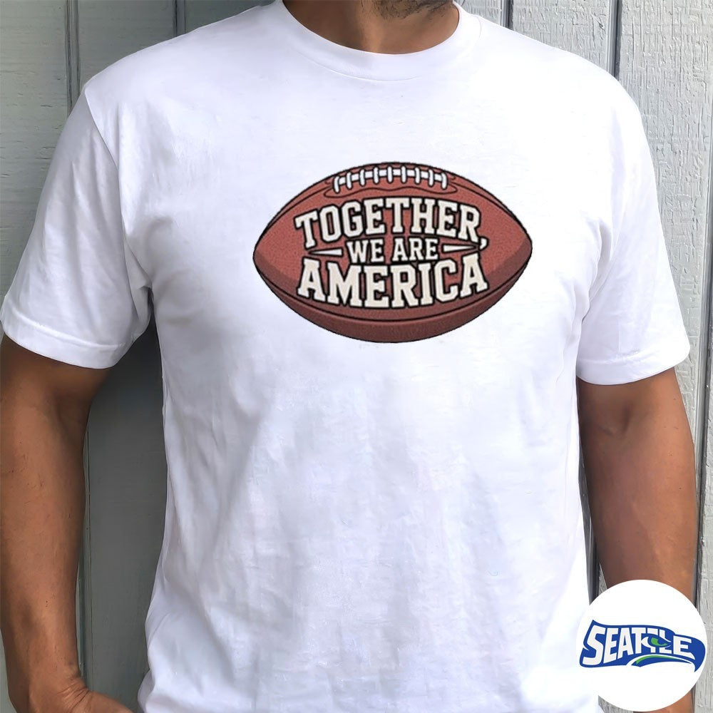 Together We Are America Inspirational Football Bad Bunny Shirt