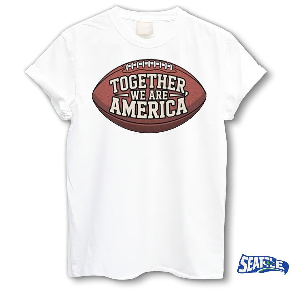 Together We Are America Inspirational Football Bad Bunny Shirt