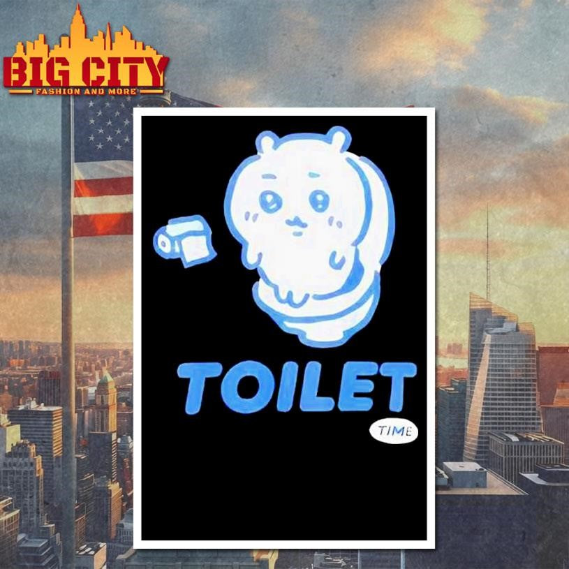 Toilet Time Chikawa Meme Cute Shirt