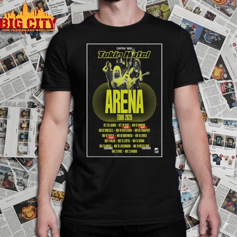 Tokio Hotel Arena Tour 2026 Limited Poster shirt