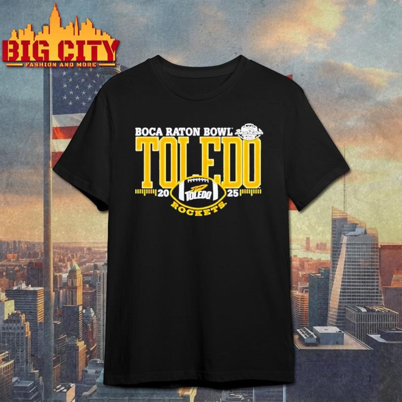 Toledo Rockets 2025 Boca Raton Bowl Bound Shirt