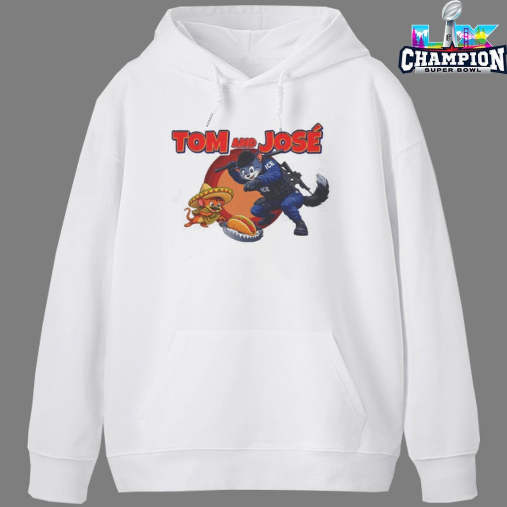 Tom And Jose Tom And Jerry X Ice Police Taco T-shirts