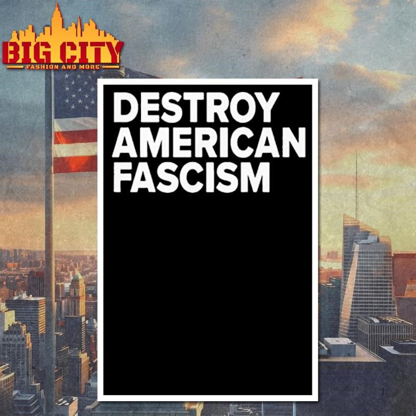Tom Morello Destroy Ameican Fascism Shirt