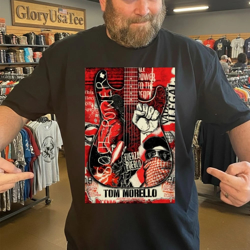 Tom Morello Mar 21 2026 Parque Simón Bolívar en Bogotá Colombia Poster Shirt