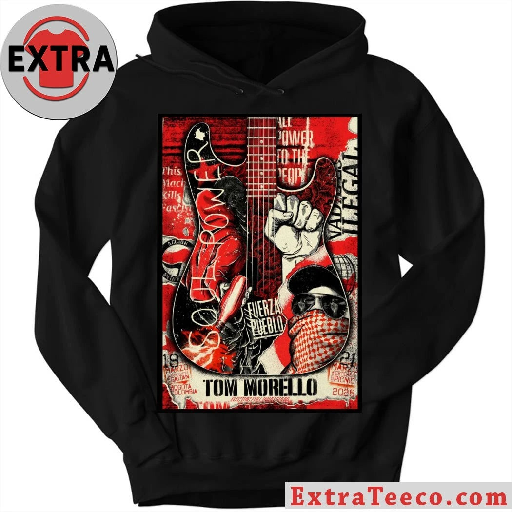Tom Morello Mar 21 2026 Parque Simón Bolívar in Bogotá Colombia Poster Shirt