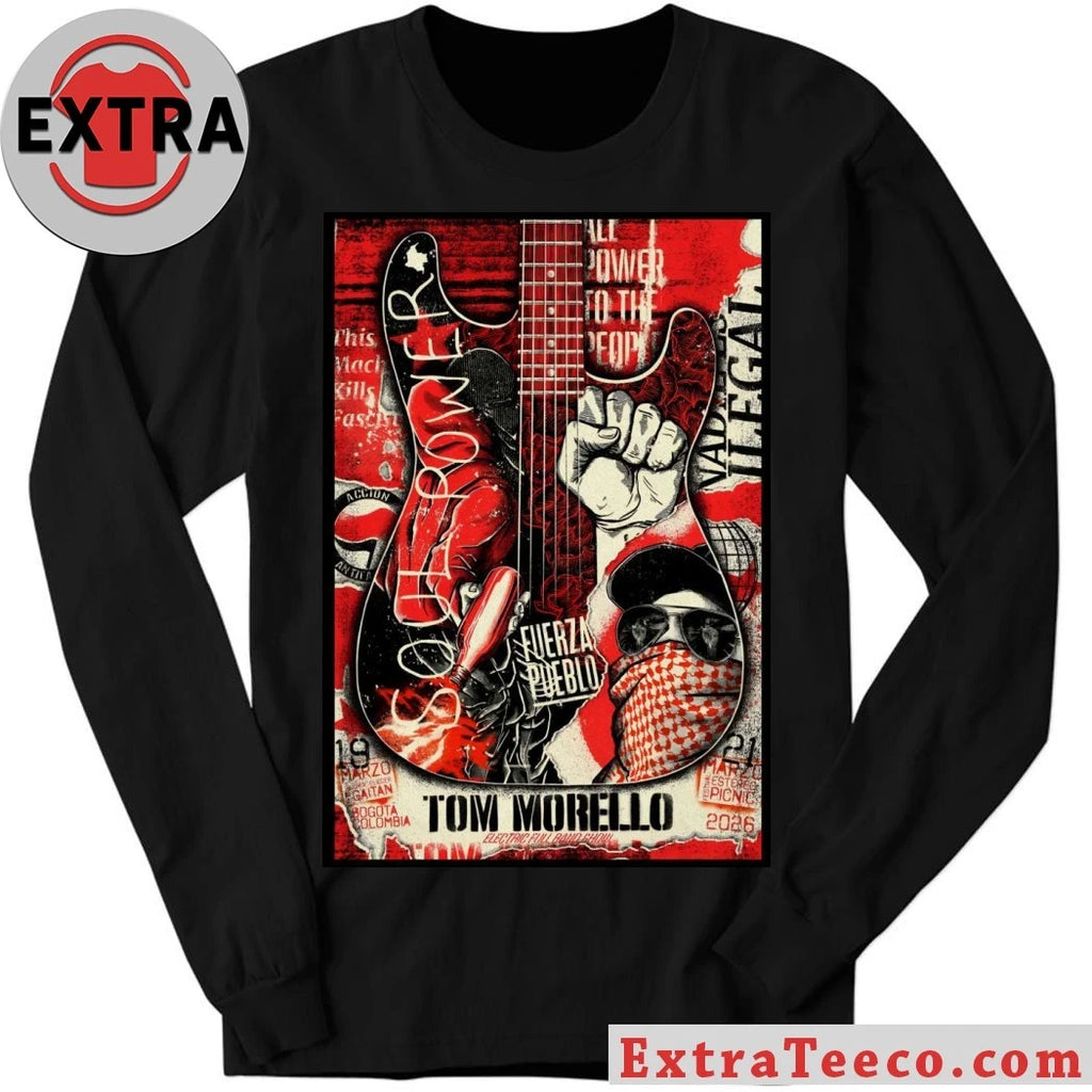Tom Morello Mar 21 2026 Parque Simón Bolívar in Bogotá Colombia Poster Shirt