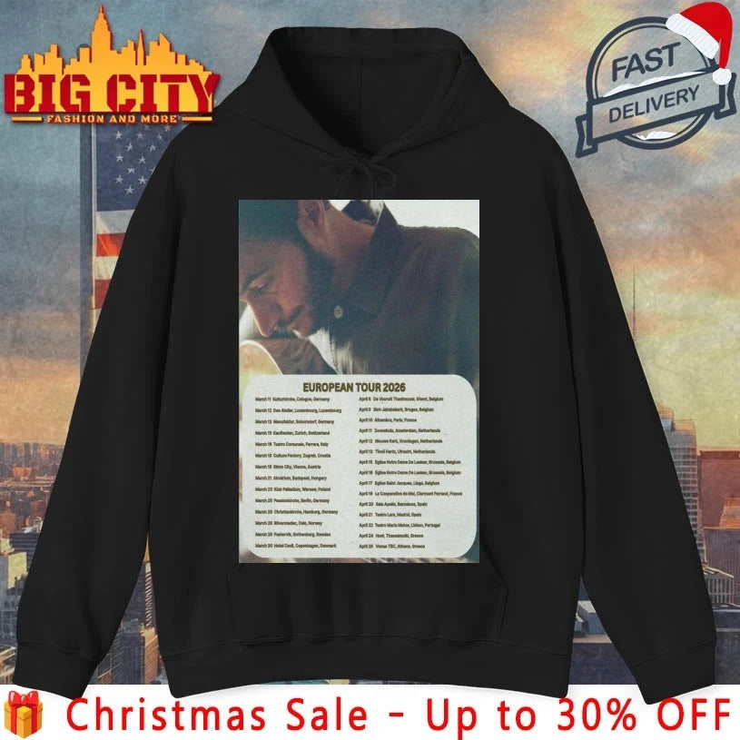 Tom Smith European New Tour 2026 Poster shirt