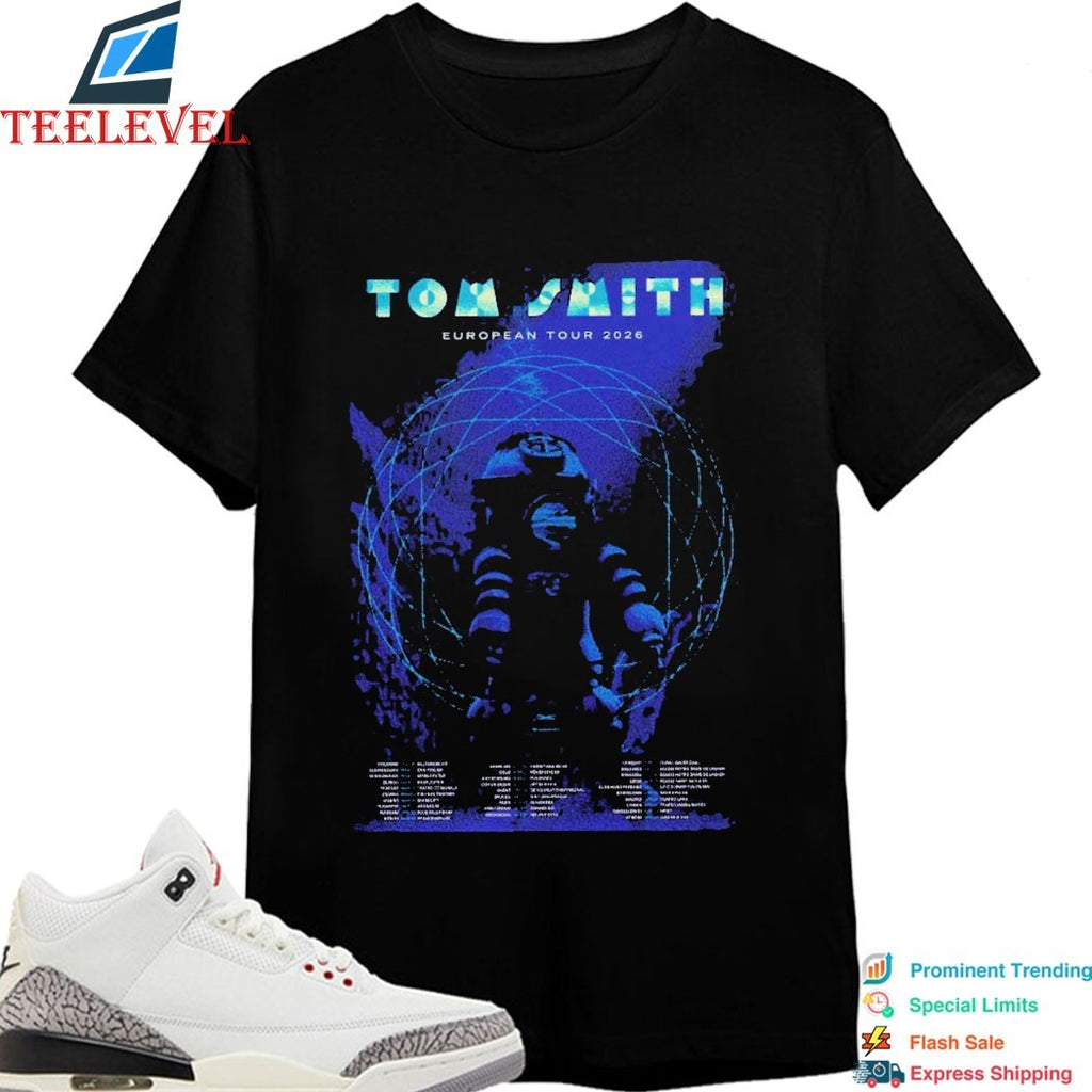 Tom Smith European Tour 2026 Dates T-shirts