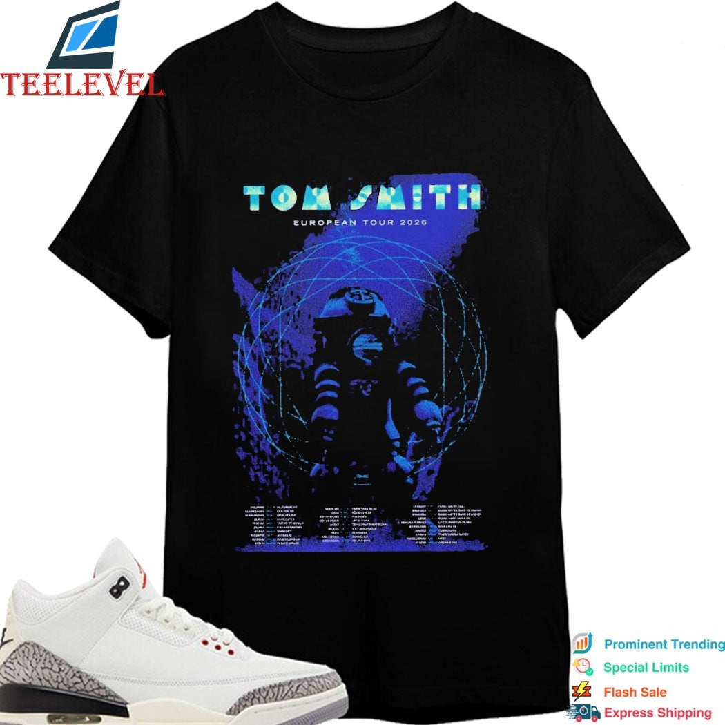 Tom Smith European Tour 2026 Dates T-shirts