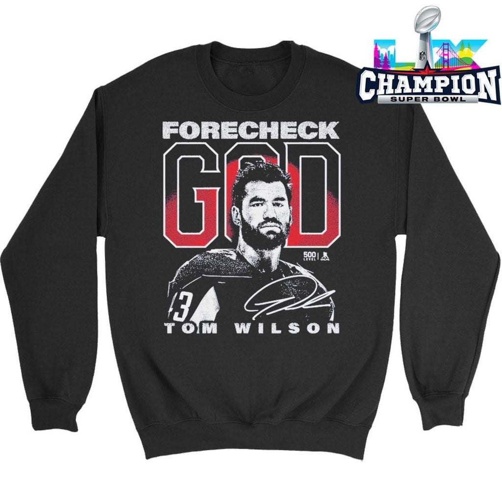 Tom Wilson Washington Forecheck God Shirt