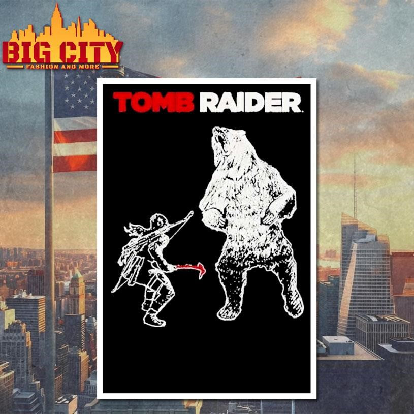 Tomb Raider Lara Vs Bear Shirt